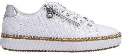 Lage sneakers van schapenleer
