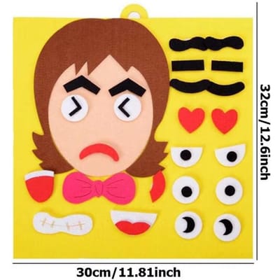 Jeu de Tableau en Feutre Mathématique Montessori pour Tout-Petits Apprentissage des Chiffres avec les Doigts Comptage Préscolaire Manipulatifs Apprentissage Jouets Éducatifs TMZ beige