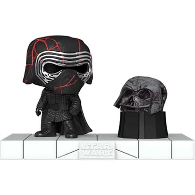 Star Wars Kylo Ren with Darth Vader's Helmet (Pop! Deluxe) vinylfiguur 739 Funko Pop! meerkleurig