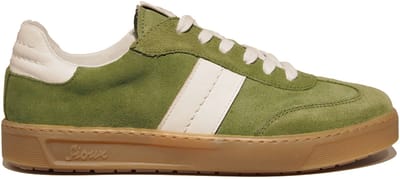 Sioux groene suède dames sneakers