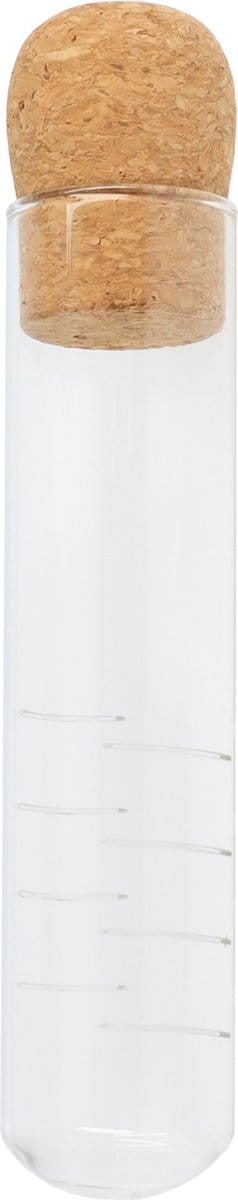 Krumble Theezeef - Theefilter - Theezeefje - Voor losse thee - Thee ei - Tea infuser - Kruiden filter - Glas - Kurk - 2,5 x 2,5 x 15,5 cm