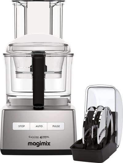 Magimix CS 4200 XL - Foodprocessor - Keukenmachine - Mat Chroom - Creative kit