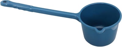 Lange Steel Schep - Waterschep Huishouden - Water Scheppen - Ergonomisch Handvat - 46 cm - Blauw