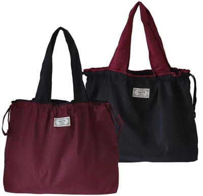 Dailygoods- Boodschappentas opvouwbaar - 2 stuks grote boodschappentassen - Waterdichte draagtas - Lichtgewicht nylon - Duurzaam en veelzijdig - Shopper