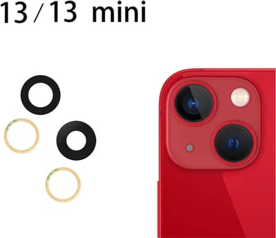 Camera Lens voor iPhone 13 - 13 mini set van 2 -  Back camera lens cover - Achtercamera / Rear camera glazen lens voor iphone 13 - iphone 13 mini