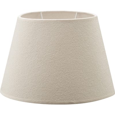 Home Sweet Home - Stoffen - Stoffen Lampenkap - Conisch - Beige - Minimalistische stijl - 24 x 16 x 16 cm - E27 fitting - voor tafellampen - voor