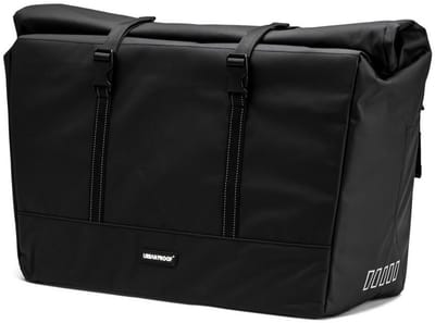 Gerecyclede Urban Proof longtail fietstas 60 liter - Zwart