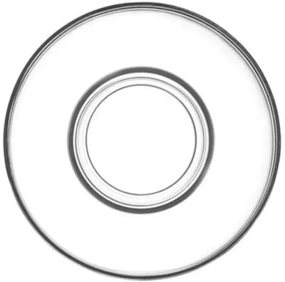 LAV – theeglazen schoteltjes – Vera – set van 6 – transparant – rond