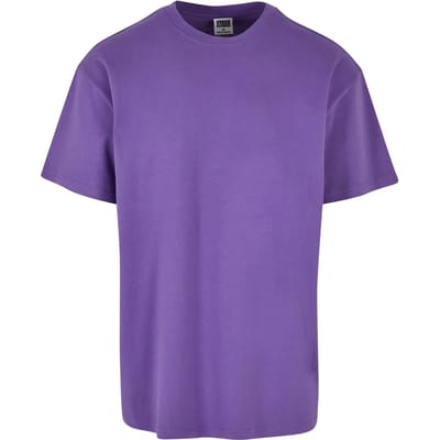 Urban Classics - Heavy Oversized Heren Tshirt - XXL - Paars