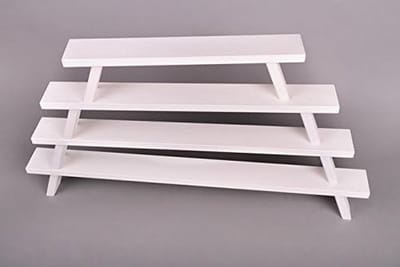 Witte Vensterbank Houten Verhoging voor Raamdecoratie 60 cm