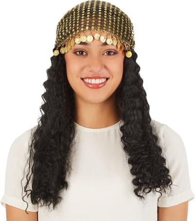 dressforfun - Vrouwenpruik waarzegster - verkleedkleding kostuum halloween verkleden feestkleding carnavalskleding carnaval feestkledij partykleding - 301118