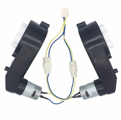 Elektrische Motor - Gelijkstroommotor Versnellingsbak - Doe Het Zelf Projecten - Hoog Koppel Geluidsarm - 12 Volt - Zilverkleurig
