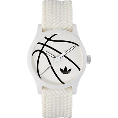 Adidas Originals Game One AOSY25025 Horloge - Nylon - Wit - Ø 39 mm