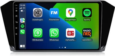 Carplay autoradio voor Volkswagen Passat | 2014 t/m 2021 | Android 13 | Draadloos Apple Carplay & Android Auto | 2GB + 32GB | 8-Core processor | Davilon | 2025 model | 2014 2015 2016 2017 2018 2019 2020 2021 | Bluetooth & Wifi