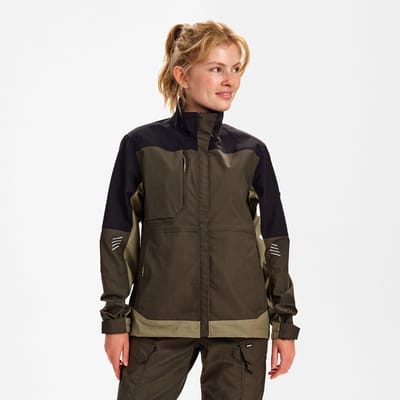 Engel Entire werkjack met 2-weg stretch voor dames 1333-144 - Forest Green / Black - XS