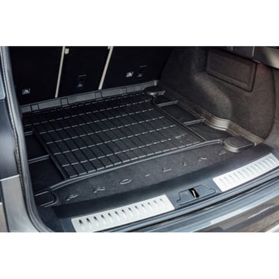 Premium Brand - Opel Astra K Kombi 2015-2022 - Kofferbakmatten - TPE Rubber - 5 cm Hoge Rand - Organizer Functie