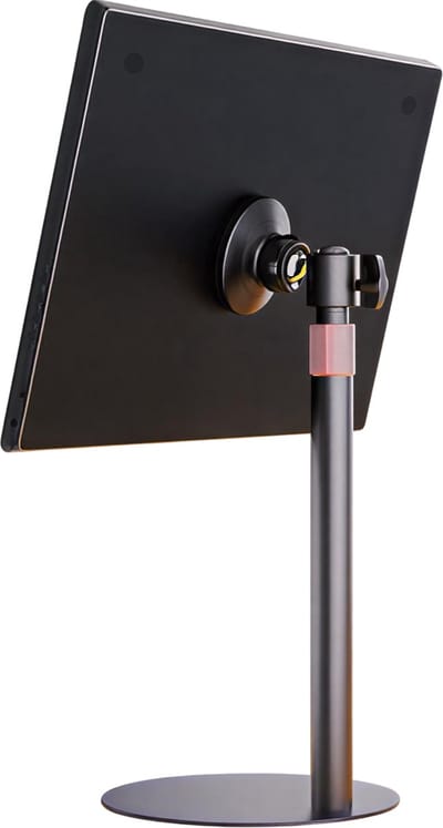 Magnetische Tablet Standaard voor Bureau – Verstelbaar & Draagbaar – Geschikt voor 4 tot 15,6 Inch Tablets – Stevige Desktop Tablet Houder - Zwart
