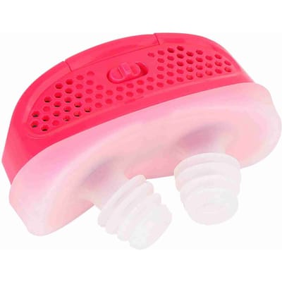 Professioneel Elektrisch Intelligent Anti-Snurk Apparaat Apparaat Gezondheidszorg Accessoire (Rood) pink
