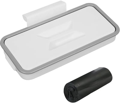 Dailygoods- Vuilnisemmer met Deksel - Vuilnisophanger - Vuilniszakken 60 Stuks - Opvouwbaar - Lichtgewicht - Duurzaam Kunststof - Vuilniszakhouder