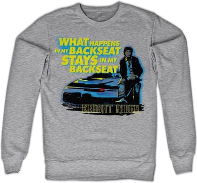 Knight Rider - Backseat Sweater/trui - L - Grijs