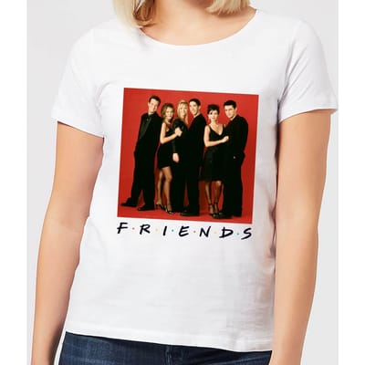 Friends Character Pose dames t-shirt - Wit - S