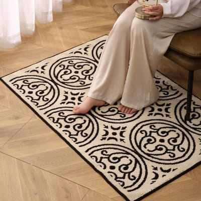 Nieuwe Chinese High-end Entree Mat Entree Deurmat Woonkamer Entree Bedkleed Deuropening Voetmat Vuilbestendig Huishoudelijk 80X100CM