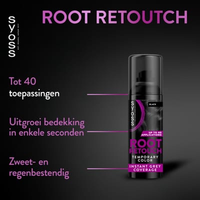 Syoss Root Retoucher Black - 120 ml