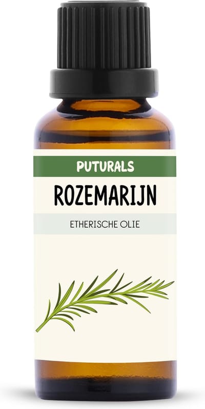Puturals Rozemarijn Olie 100% Biologisch - 30ml - Puur en Vegan - Rozemarijn Olie of Rosemary Oil voor Haarverzorging en Haargroei