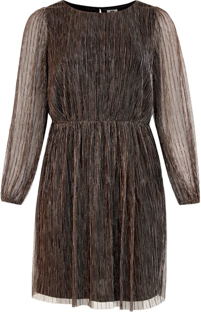WE Fashion Dames jurk met glittergaren - Curve