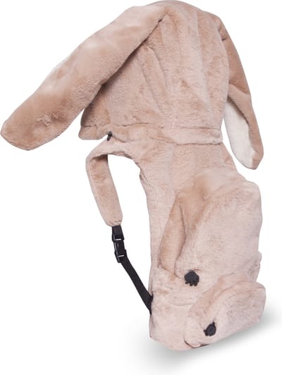 Morikukko - Schooltas - Rugzak Meisje Jongens - BUNNY Knuffel Rugzak Met Capuchon - Rugzak Kind Konijn - 10lt - 3-7 jaar