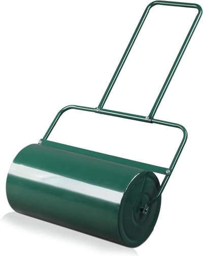 Gazonroller - Tuinroller - Gazon Egaliseren - Water- of zandvulling - 61 cm breed - Groen