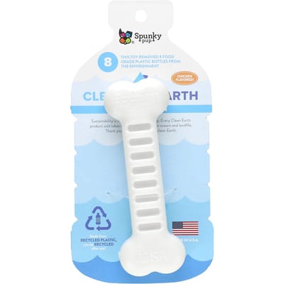 Clean Earth Harde Kauw, Bot, Kip, Speelgoed 1 st white