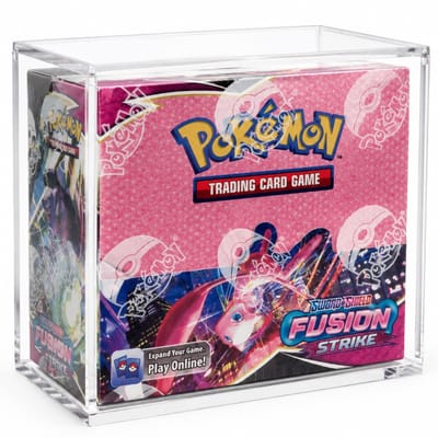 Booster Box Acryl Case Magnetisch - Geschikt Voor Pokemon Booster Box - Acrylic Case - UV Bestendig - Extra Sterke Magneten - Transparant Magnetische sluiting - TCG Boosterbox Kaarten
