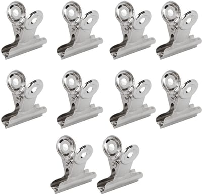 Dailygoods- Nagelklemmen 10 Stuks - Metalen Nagelclips - Duurzaam en Stevig - Nagelverlengingsclip - Nail Art Tool - Praktisch voor Thuis en Salon
