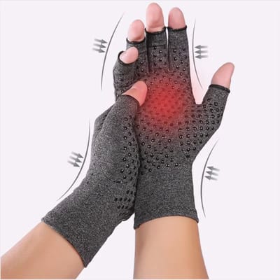 Compressiehandschoenen Artritis – Therapeutische Polssteun Handschoenen voor Gewrichtspijn, Reuma, RSI, Artrose – Pijnverlichting voor Vrouwen en Mannen – Maat XL