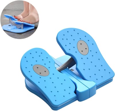 Vouwbaar Stepapparaat - Stille Aerobic Stepper voor Thuis - Lichtgewicht 420g Step Trainer - Kantoor & Woonkamer Gebruik - Blauw