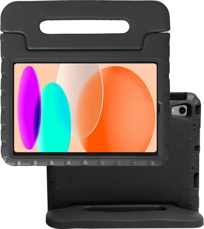 Hoes - Geschikt voor Apple iPad A16/A18 (2022/2025/2026) - 10.9 & 11 inch (10e, 11e & 12e generatie) - Kinderhoes Shockproof Bumper - Kidsproof Case - Tablet Hoesje - Kinder Hoes Cover - Zwart