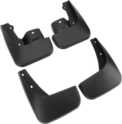 Mudguards voor Auto's, 4 Stuks, Bescherming tegen Vuil en Modder, Geschikt voor Jimny 1998-2018, Zwarte Achterste Spatborden met Stijl