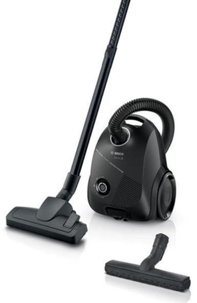 stofzuiger met bus 600w 80db zwart - bosch - BGLS2BA3H