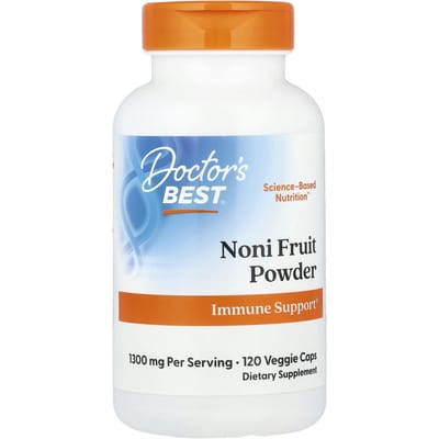 Doctor's Best, Noni Fruitpoeder, 1.300 mg, 120 Vegetarische Capsules (650 mg per capsule)