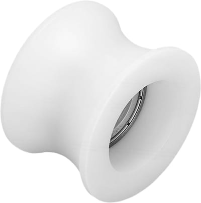 Lager Katrolwiel Set - Fitness Onderdelen - Soepele Oefeningen - Roestvrij Staal - 43 mm Diameter - Zwart