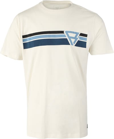 Brunotti Timo-R Heren T-shirt - Snow - M
