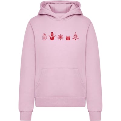 Dames Hoodie Merchcode Christmas Elements