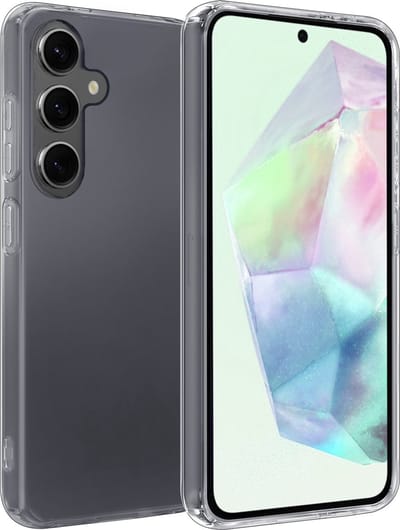 Hoesje Geschikt voor Samsung Galaxy A35 - Sterk & Shockproof - Hoes Cover - Siliconen Case - Transparant