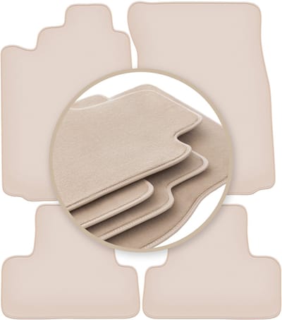 PREMIUM beige matten voor: Mitsubishi Eclipse IV coupé 2006-