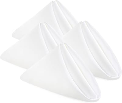 Famanu - Stoffen Servetten – 24 stuks 43x43 cm – 100% Polyester – Wasbare Servetten voor Diner en Feest