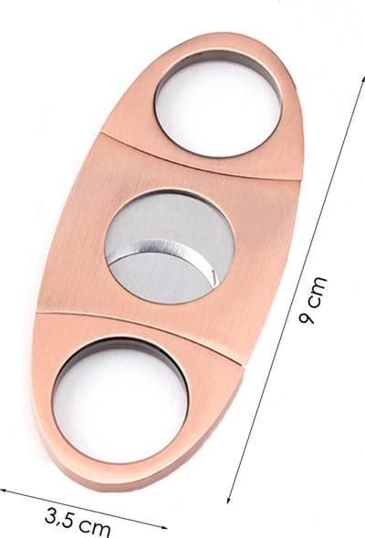 CHPN - Sigarenknipper - Sigarenschaar - Knipper om sigaar te knippen - Bronskleurig - Sigaren - Sigar cutter - Cadeau