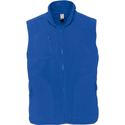 SOLS Noorwegen Unisex Anti-Pill Fleece Bodywarmer / Gilet (Koningsblauw)