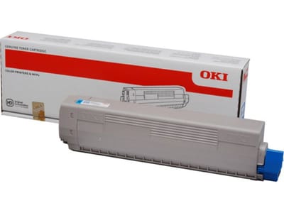 OKI 44844507 toner cartridge cyaan (origineel)