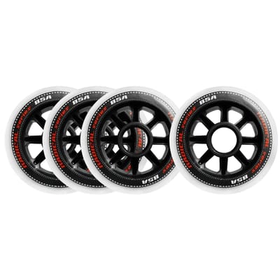 Tempish - Radical 85A - Wielen voor skeelers - 90mm - 4 stuks - Wit
